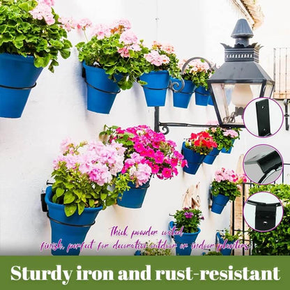 Round Foldable Wall-Mounted Flower Pot Holder