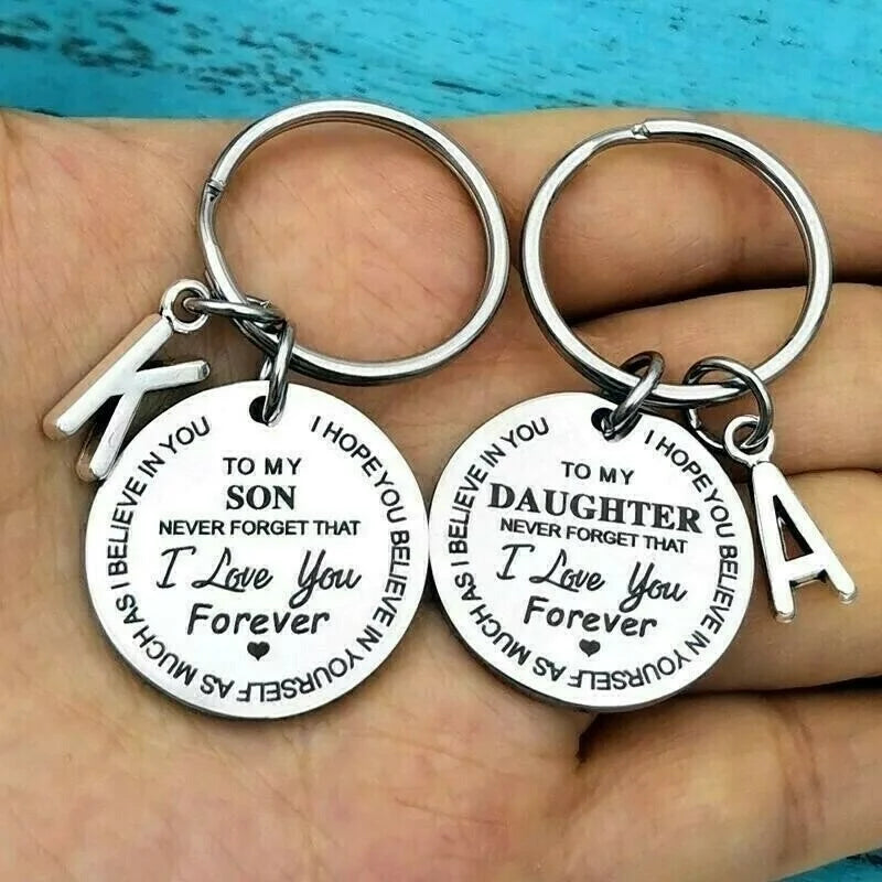 To My Son / Daughter I Love You Forever Keychain