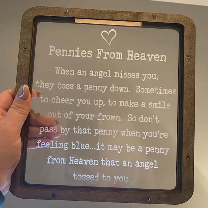 Pennies From Heaven Wooden Decor
