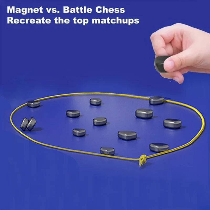 Interactive Family Game - Magnetic Battle Chess Puzzle Game