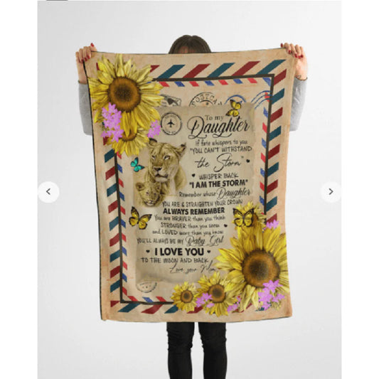 To My Daughter - From Mom - A298 - Premium Blanket