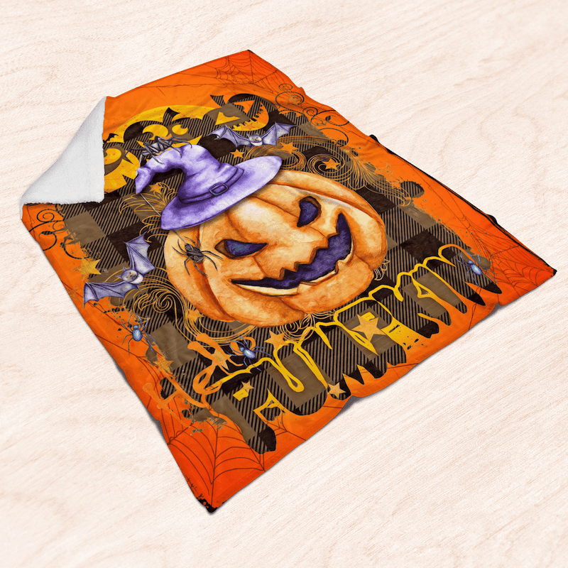 Pumpkin Boo Boo Halloween Premium Blanket - A239