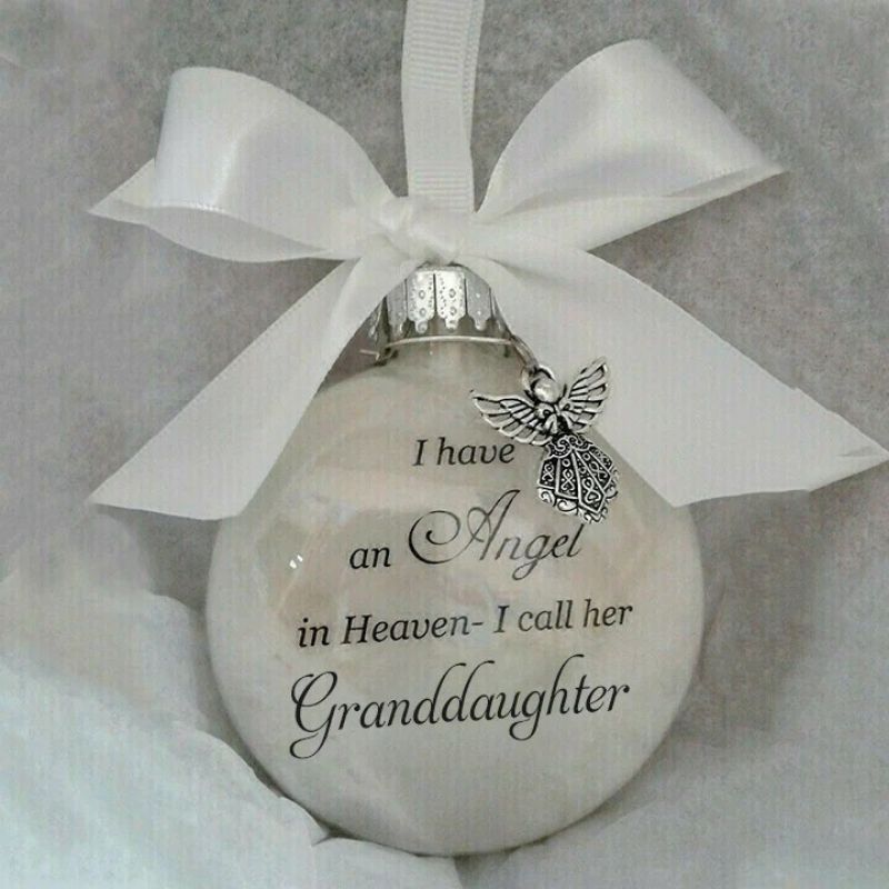 Feather Ball - Angel In Heaven Memorial Ornament