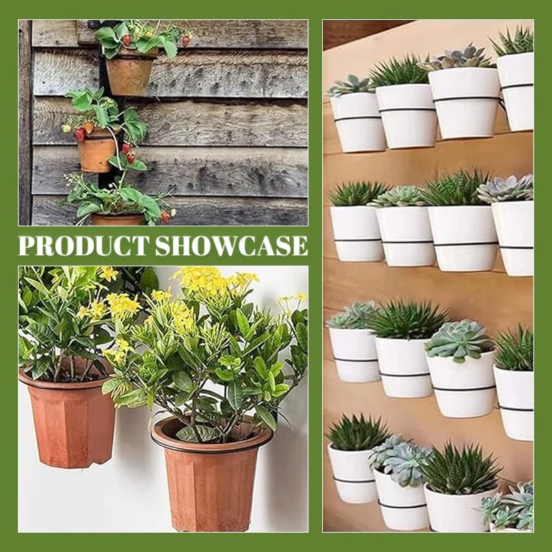 Round Foldable Wall-Mounted Flower Pot Holder