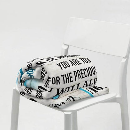 To My Daughter - From Mom - F015 - Fleece Blanket