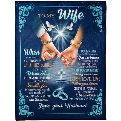 To My Wife - From Husband - A311 - Premium Blanket