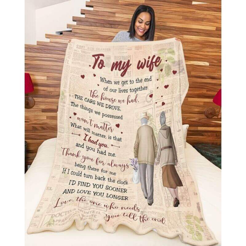 To My Wife - From Husband - A359 - Premium Blanket