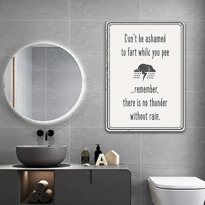 Funny Metal Sign Don't Be Ashamed To Fart Bathroom Home Bar Decoration Special Gift For BFF