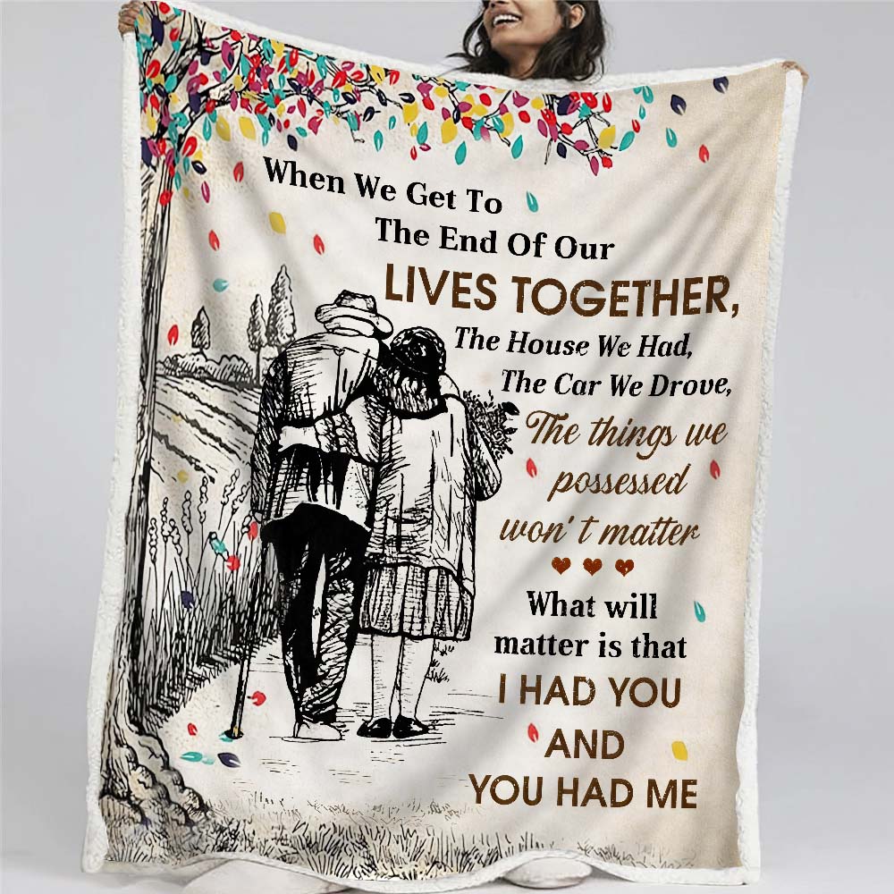 Couple Blanket - D084 - Premium Blanket