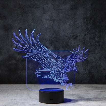 Eagle 3D Illusion Lamp