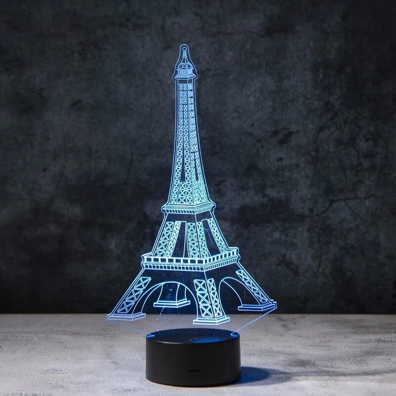 Eiffel Tower 3D Illusion Lamp