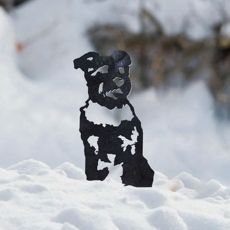 Schnauzer Metal Silhouette