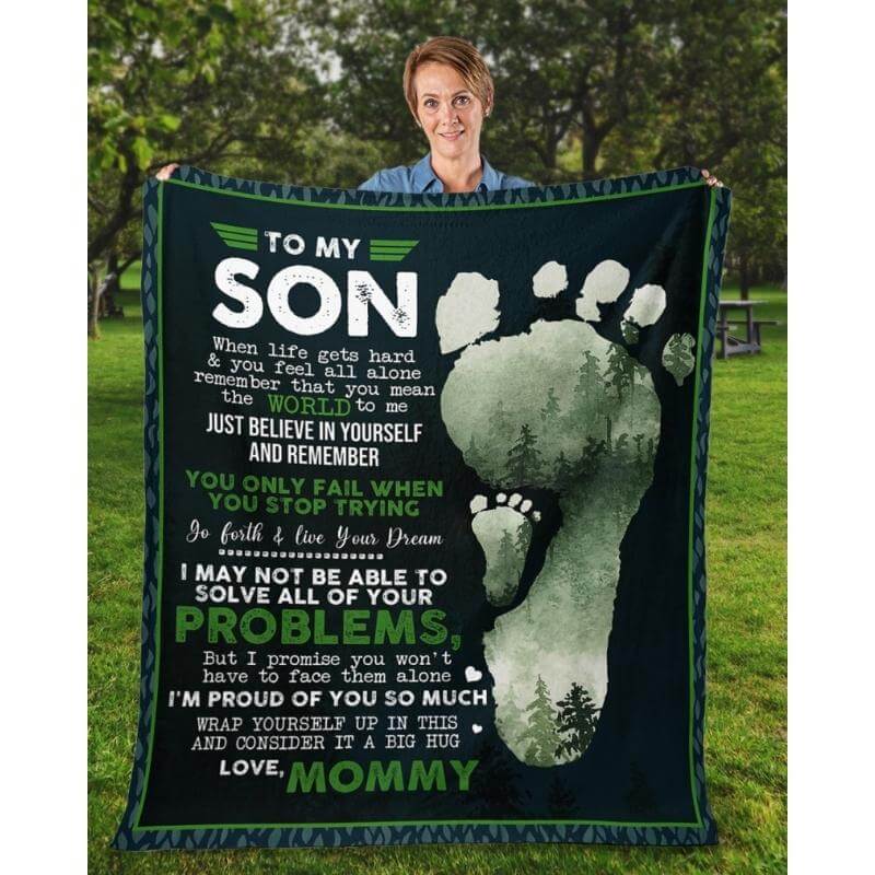 To My Son - From Mom - A324 - Premium Blanket