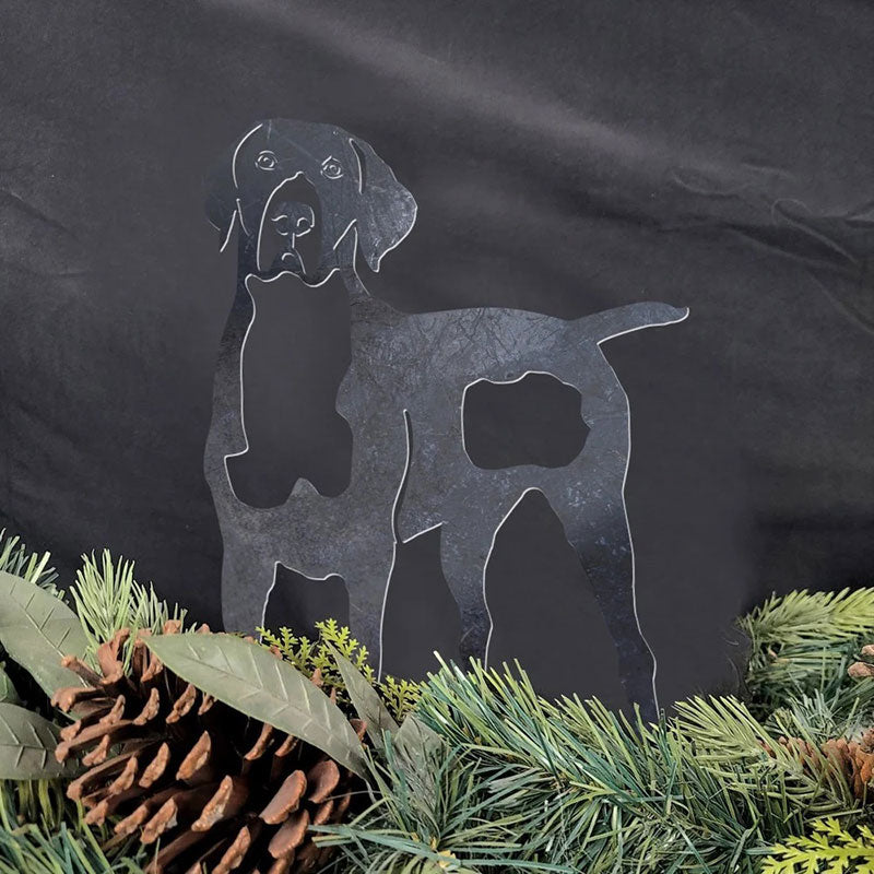 German Shorthaired Pointer Metal Silhouette