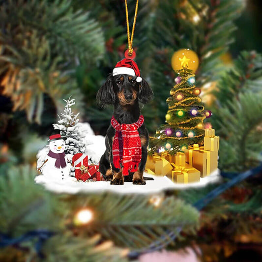 Dachshund Christmas Ornament SM005