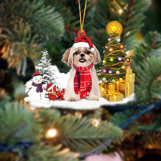 Shih Tzu Christmas Ornament SM021