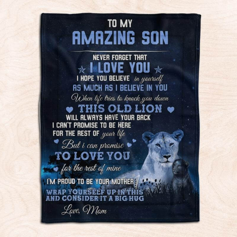 To My Son - From Mom - A333 - Premium Blanket