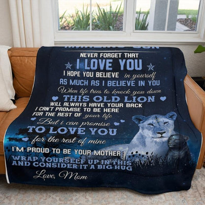 To My Son - From Mom - A333 - Premium Blanket