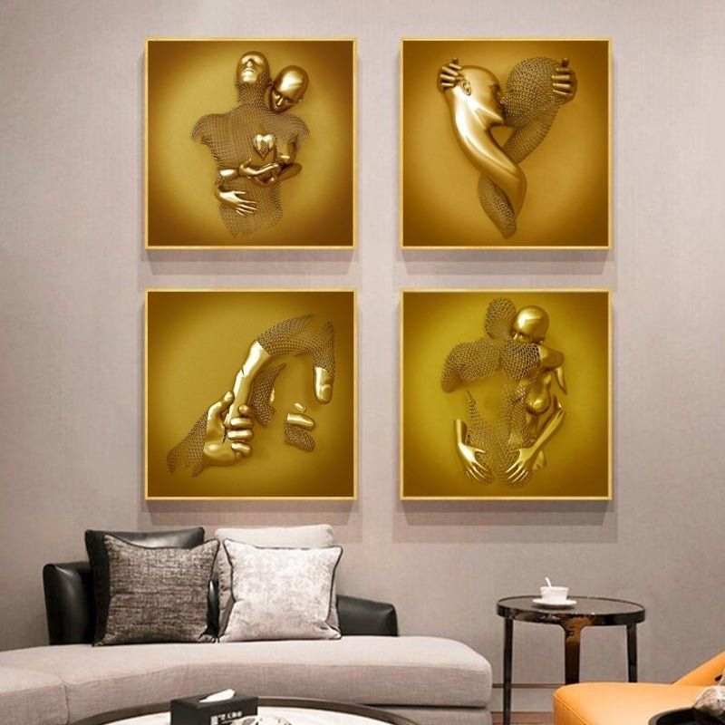 Love Heart Gray - 3D Art Wall💞The Most Romantic Way to Express Your Love💞