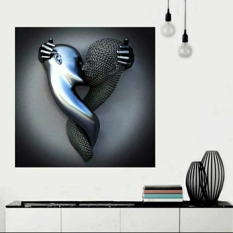 Love Heart Gray - 3D Art Wall💞The Most Romantic Way to Express Your Love💞