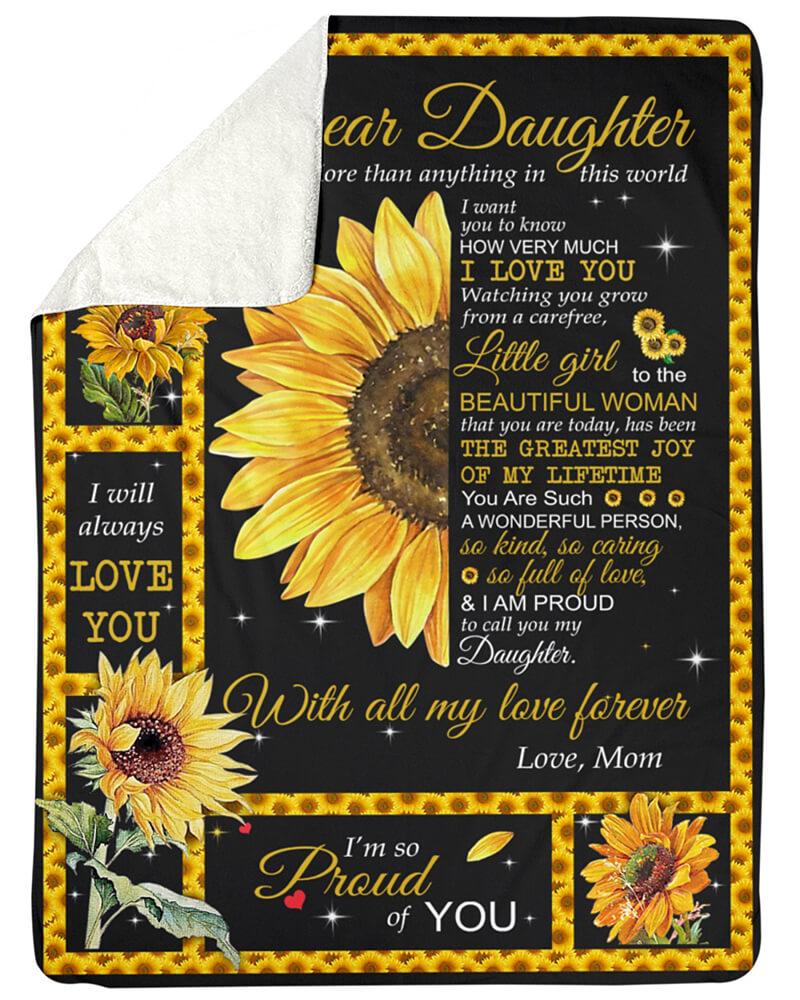 To My Daughter - From Mom - F020 - Premium Blanket
