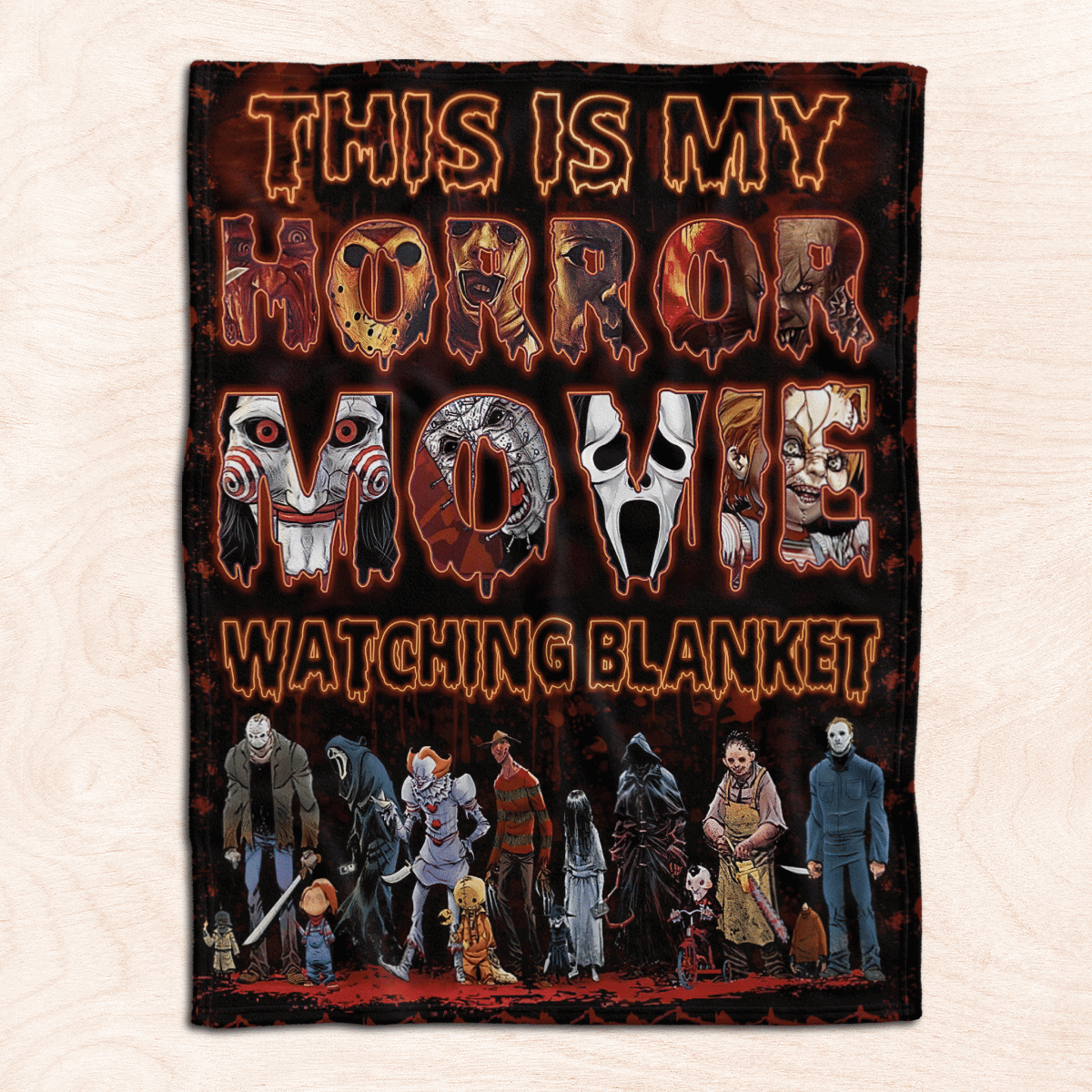 This Is My Horror Movie Watching - Premium Blanket - A231
