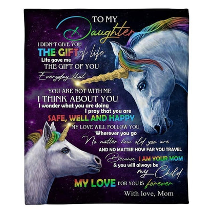 To My Daughter - From Mom - A318 - Premium Blanket