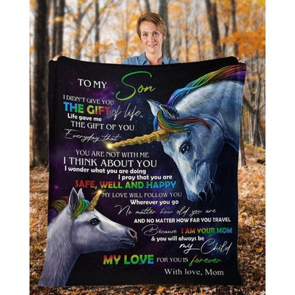 To My Son - From Mom - A318 - Premium Blanket