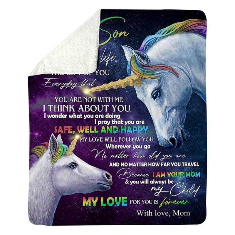 To My Son - From Mom - A318 - Premium Blanket